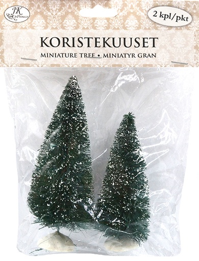 [3894] Miniature tree green 2pcs