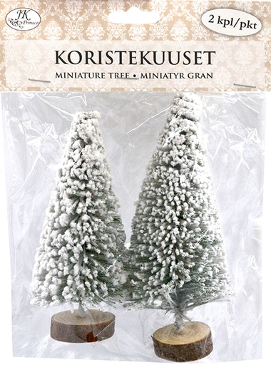 [3895] Miniature tree white 2pcs