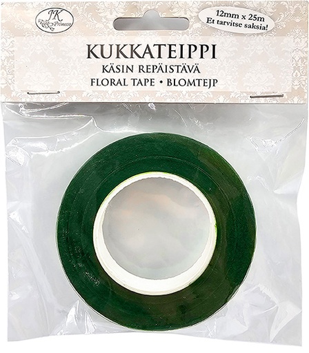 [4019] Floral tape 12mm x 25m green