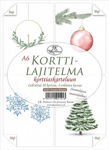 [4121] Card assortment A6 Lumo Kuura 20pcs