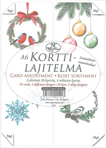 [4121] Korttilajitelma A6 Lumo Kuura 20kpl 