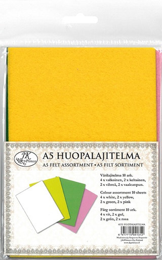 [4131] Felt assortment A5 Spring 10pcs