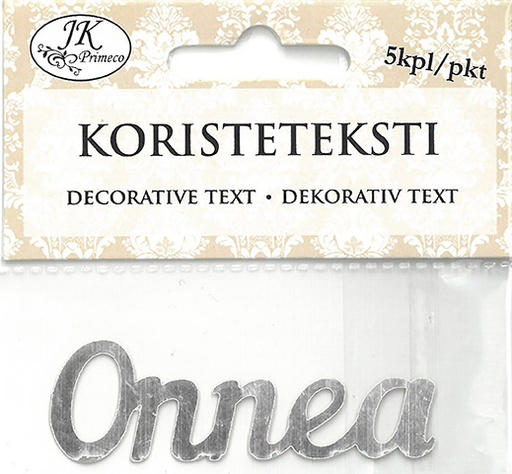 [4222] Decorative text Onnea hopeafolio 5pcs