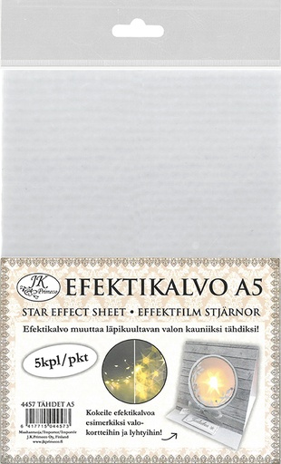 [4457] Star effect sheet A5 5pcs
