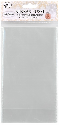 [4464] Clear bag 9.5 x 20cm 10pcs