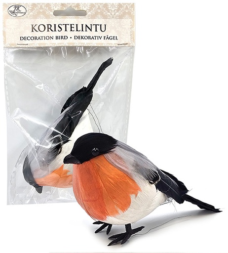 [4472] Decoration bird Bullfinch big