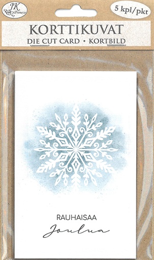 [4723] Die cut card Lumo Kuura lumihiutale 5pcs