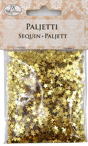 [4800] Sequin Star gold