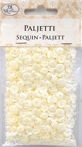 [4809] Sequin ivory