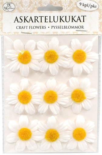 [4928] Craft flowers Daisy big 9pcs