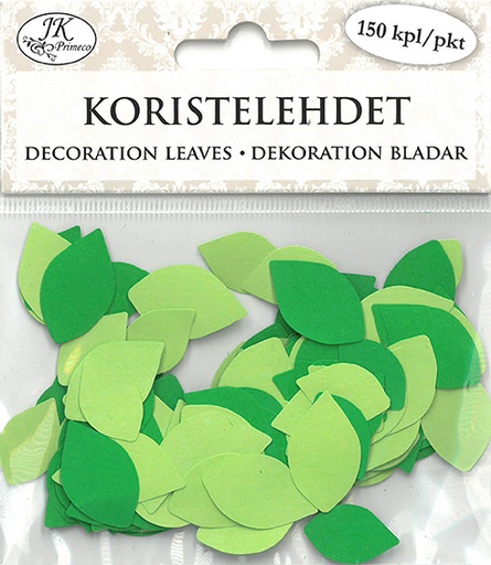 [4941] Decoration leaves green 150pcs