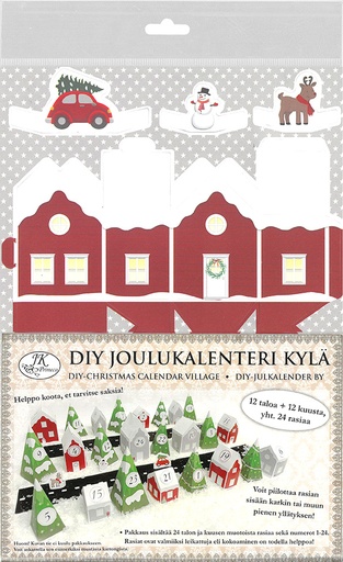 [4974] DIY-Christmas calendar village