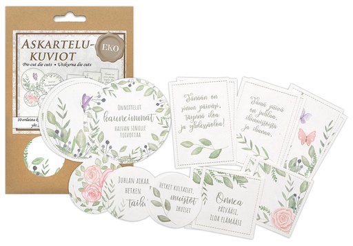 [5609] Eco die cuts Lehdet, pre-cut 20pcs