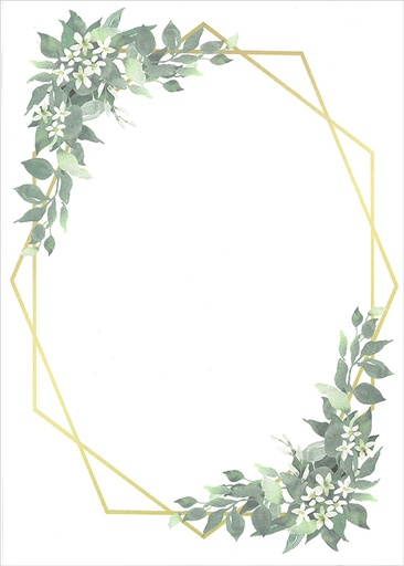 [6681] Decorative paper A4 Verde 5pcs