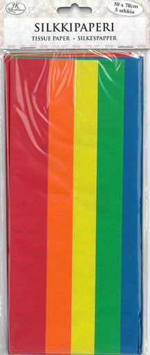 [6802] Tissue paper color assortment 5 sheets