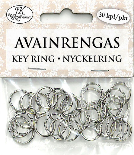 [6860] Key ring 12mm 30pcs