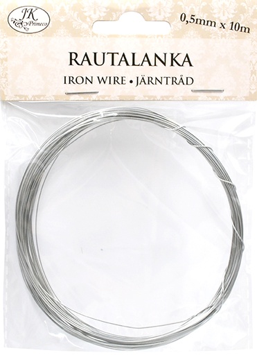 [6870] Iron wire 0.5mm x 10m
