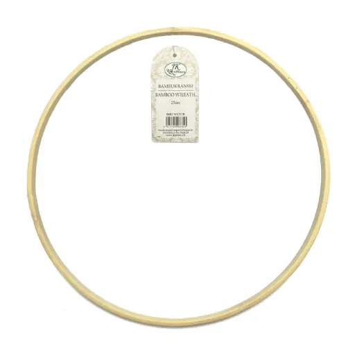 [6882] Bamboo wreath 25cm