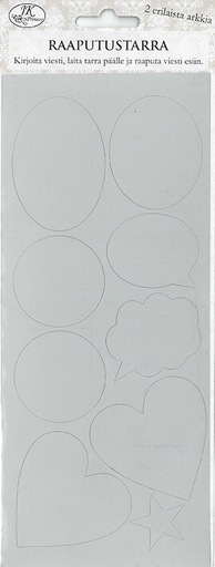 [6887] Scratch off sticker 2 sheets