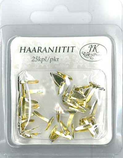 [6900] Heart brads gold 25pcs
