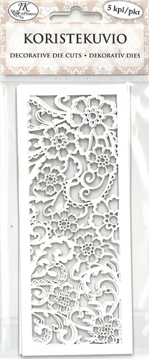 [6942] Decorative die cut Lace white 5pcs