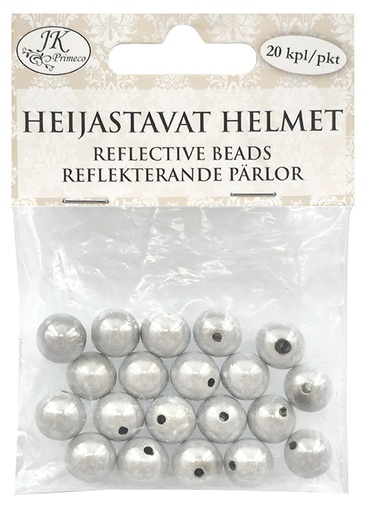 [7091] Reflective beads 1cm 20pcs