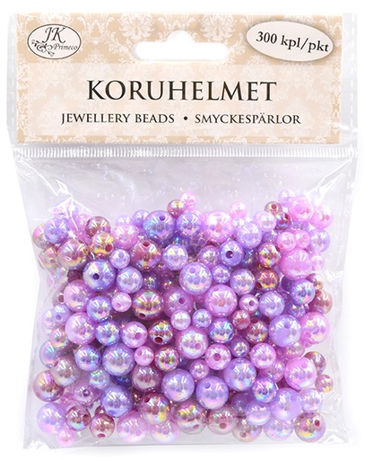 [7102] Jewellery beads lilac 300pcs