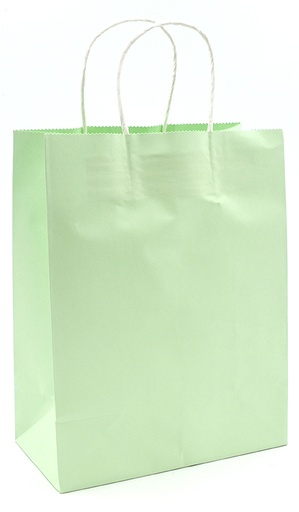 [7187] Gift bag M light green