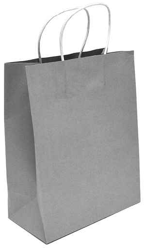 [7191] Gift bag M grey