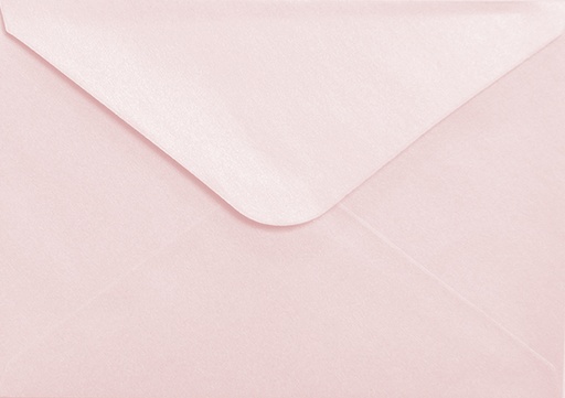 [7365] Pearlescent envelope C6 rose 10pcs