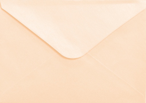 [7366] Pearlescent envelope C6 peach 10pcs