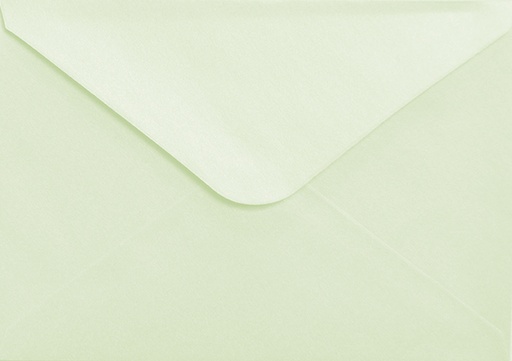 [7367] Pearlescent envelope C6 light green 10pcs