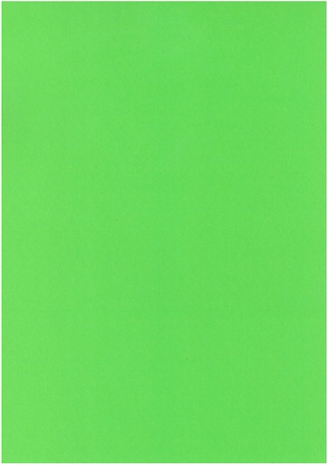 [7621] Card A4 bright lime 10pcs