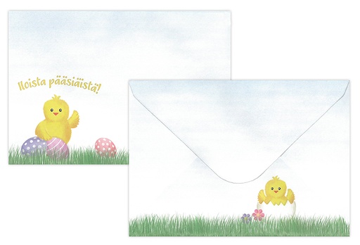 [7702] Envelope C6 Pääsiäinen 10pcs