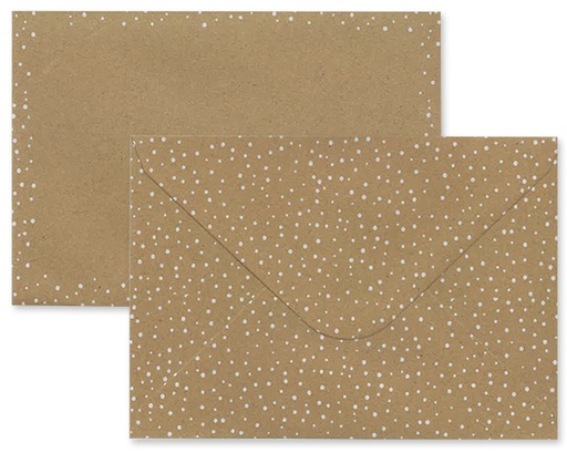 [7742] Envelope C6 Dot recycled brown 10pcs