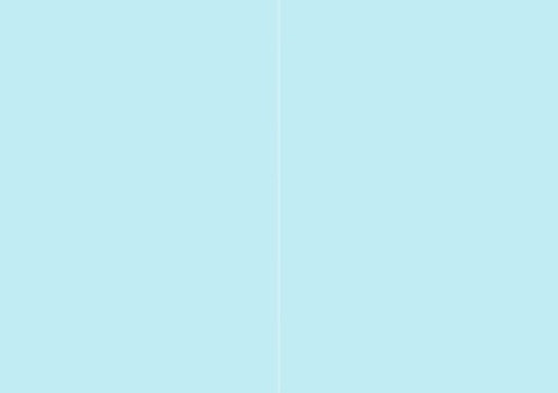 [7905] Folded card light blue 10pcs