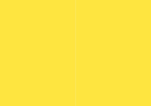 [7924] Folded card yellow 10pcs