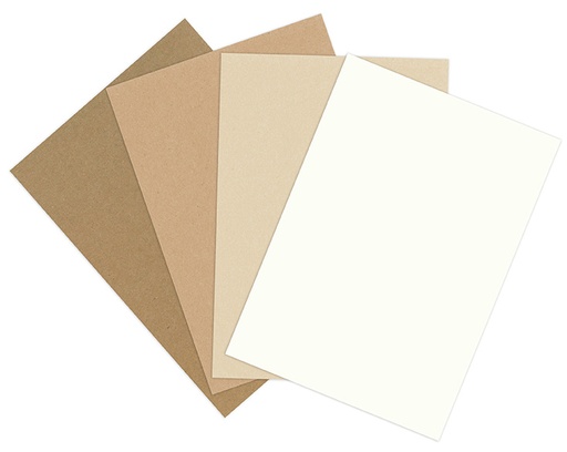[7985] Card assortment A6 Natural 40pcs