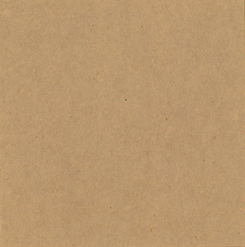 [8277] Folded card square recycled brown 10pcs