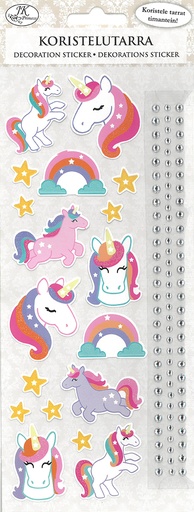 [8852] Decoration sticker Unicorn