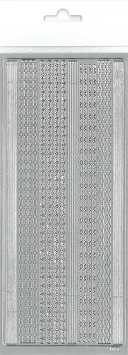 [9315] Peel-off sticker twine assortment silver