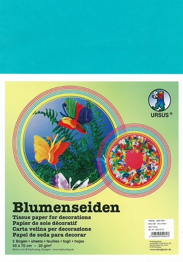 [SP31] Tissue paper light blue 5 sheets