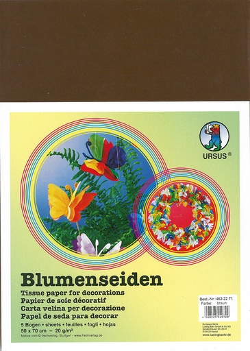 [SP71] Tissue paper brown 5 sheets