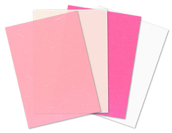 [4117] Mulberry paper assortment A6 Rose 40pcs